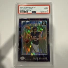 2024 PANINI DONRUSS OPTIC PURPLE SHOCK #201 CALEB WILLIAMS ROOKIE RC PSA 8