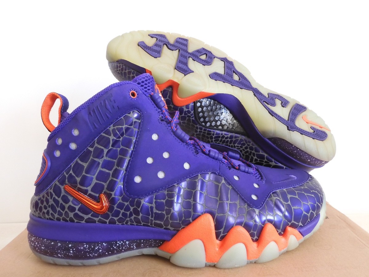 Nike Air Barkley Posite Max Court Purple-Team Orange Mens Rare