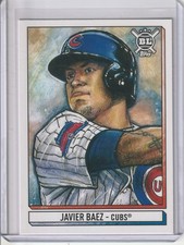 2021 Topps Big League Baseball Art Of The Game Insert #ATG-JB Javier Baez