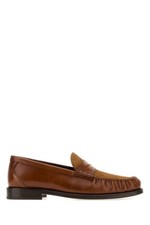 BRUNELLO CUCINELLI Brown Leather Suede Loafers New