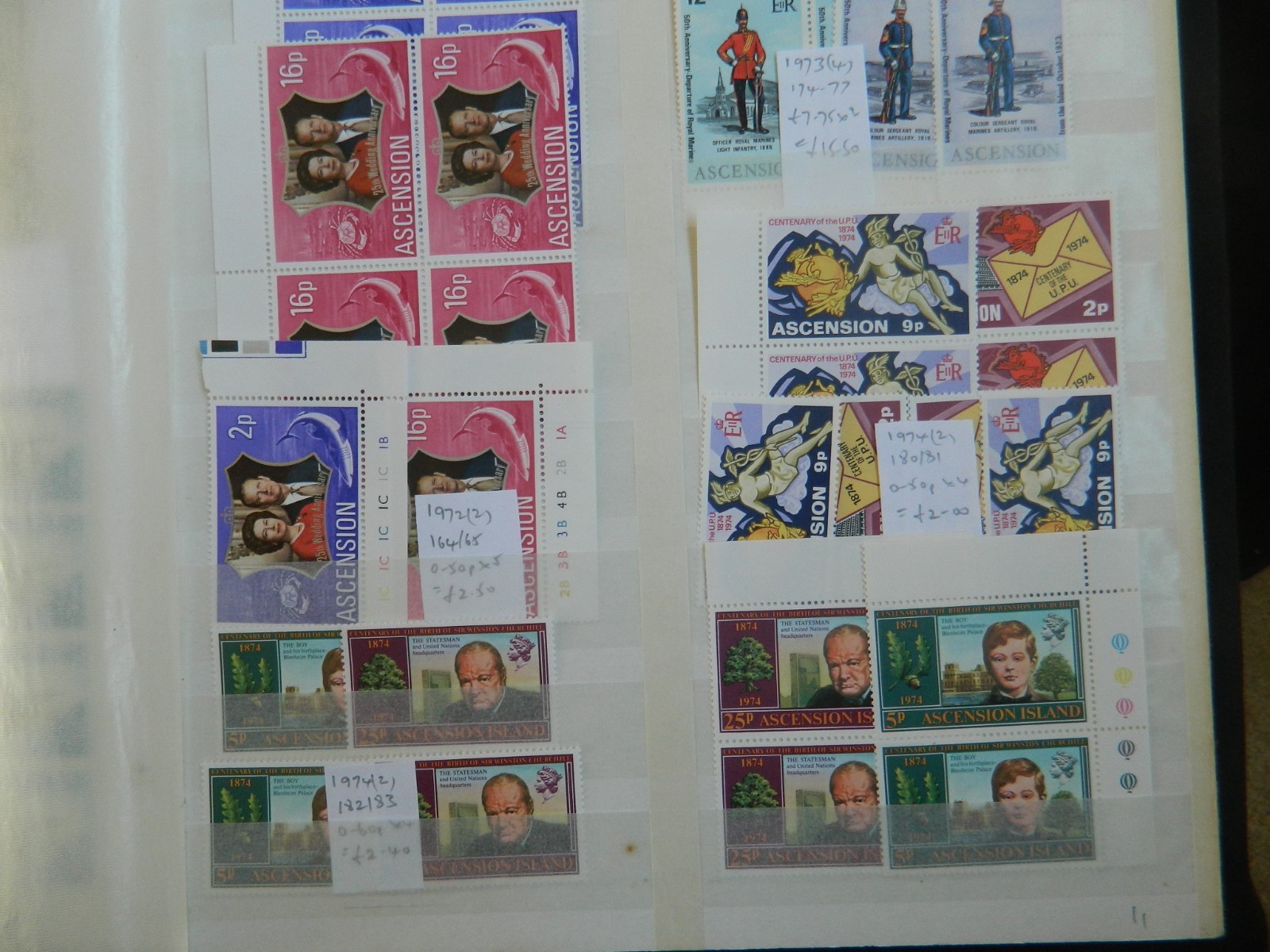 BR. COMMONWEALTH SOUTH ATLANTIC ISLANDS GEORGE V-QEII STAMPS COLLECTION