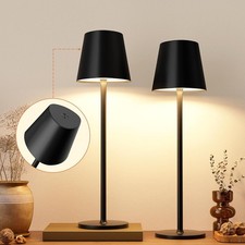 Lámpara de mesa inalámbrica 3 colores atenuación continua 5000 mAh batería recargable