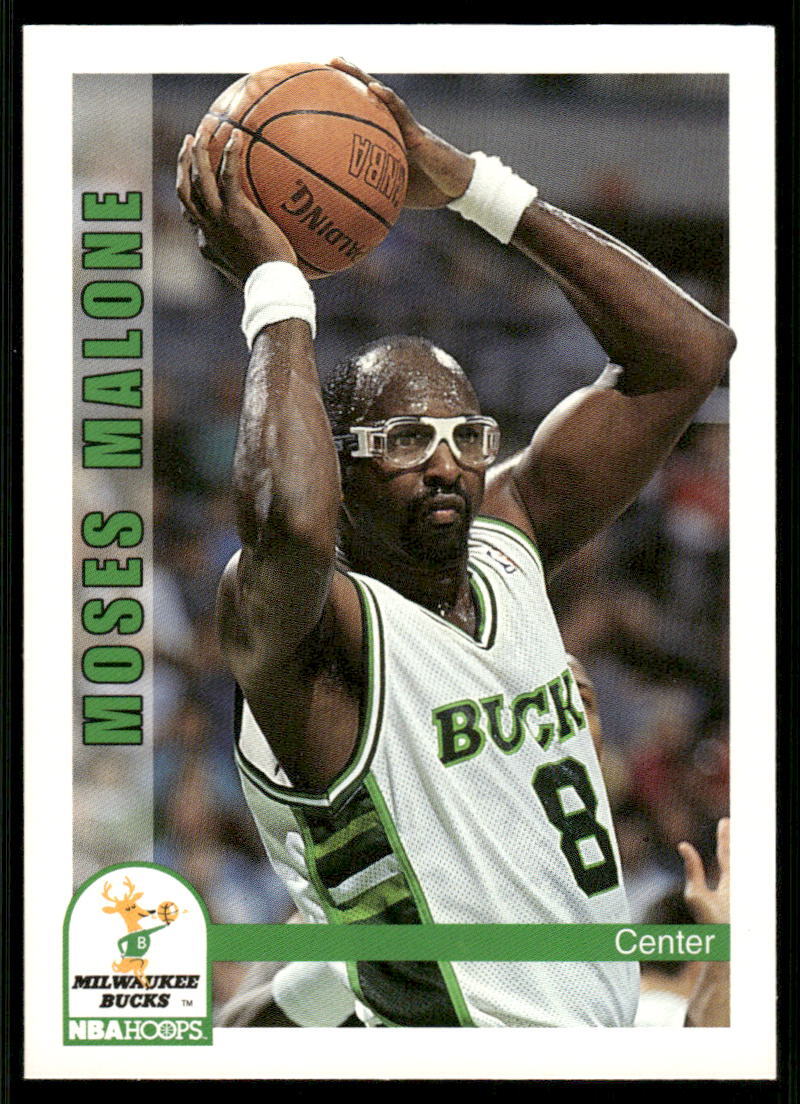 1992-93 Hoops #130 Moses Malone