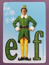 ELF Buddy Hobbs the Oversize Elf in Full Uniform Will Ferrell Movie Playing Card