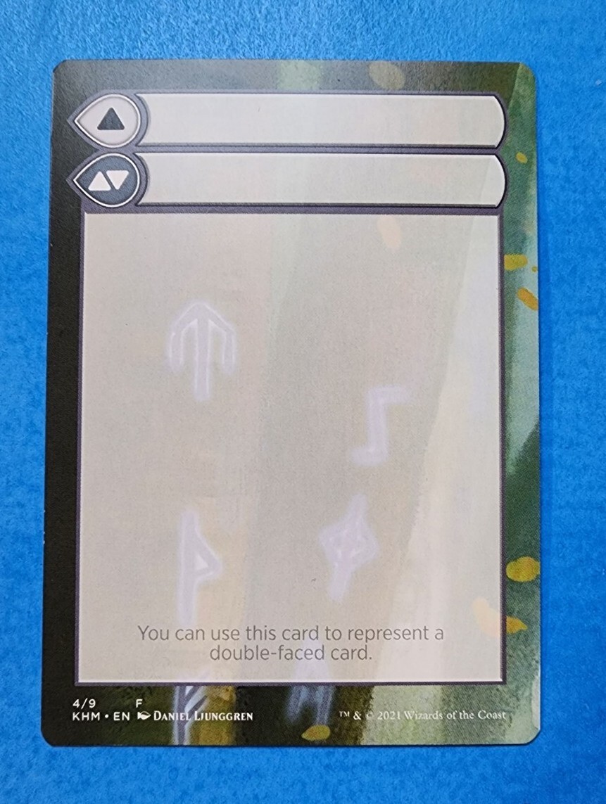 mtg commander double faced cards 1x Double Faced Substitute Commander Kaldheim 2021 Mtg Magic Gathering Card  4