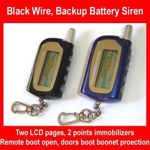 2 Way LCD Car Alarm Remote Start and Siren Special Price - Picture 2 of 4