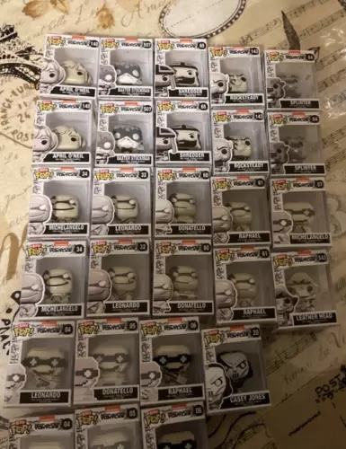 Funko Bitty Pop TMNT Teenage Mutant Ninja Turtles Art Deco SDCC 2024