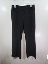 Express Design Studio Dress Pants Size 6 R Black Hooks Zipper Pockets