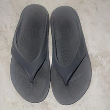 Oofos Sandals Size M9 W11 42 Gray
