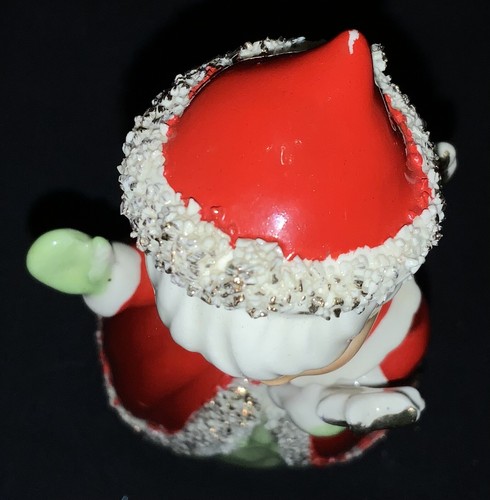 VINTAGE NAPCO CERAMIC CHRISTMAS BELL - ANGEL HOLDING STAR WAND - Picture 12 of 12