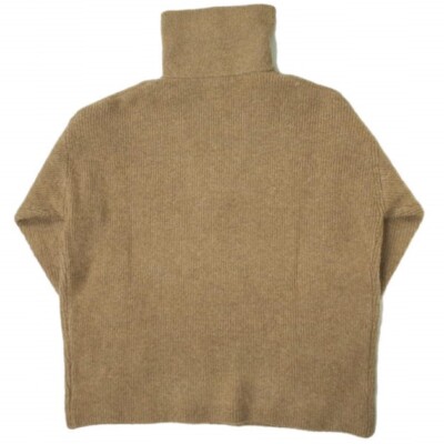 Brown&Street half zip knit pullover BS4200096 Brown sweater
