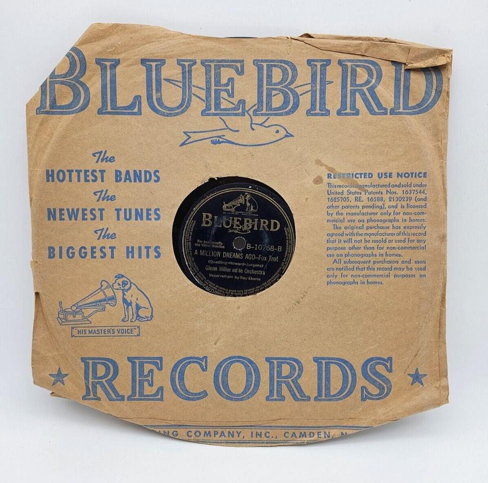 Jazz Glenn MillerBlueberry Hill/Million Dreams Ago/Bluebird B10768 10