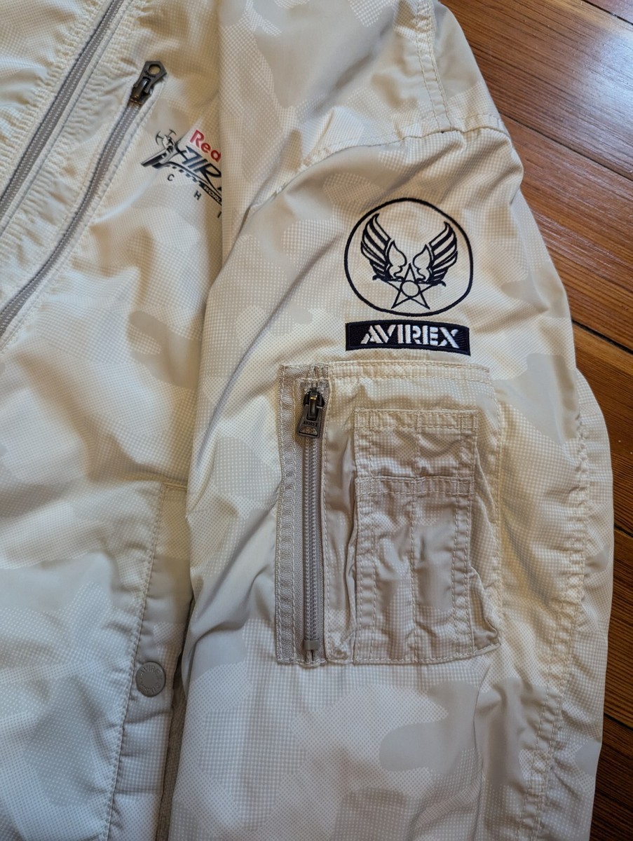 Unisex AVIREX Red Bull Japan 2019 White Camouflage