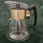 Vintage Pyrex Corning 1960s Atomic Star Burst 4 Cup Coffee Pot Carafe Heatproof