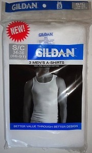 Cotton White Ribbed Tank Undershirts 3 