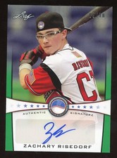 Zachary Risedorf 2012 Leaf Power Showcase Auto Rookie #PSA-ZR2 Serial #d 9/10 