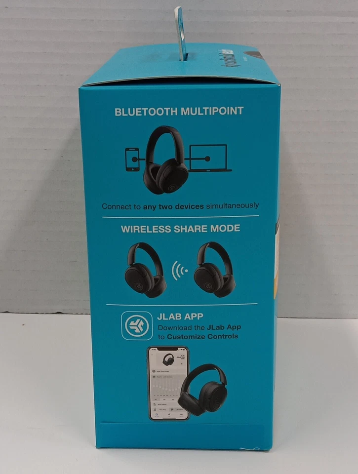 JLAB-JBUDS LUX ANC WIRELESS O/E GRAPHITE IMMERSIVE LAB QUALITY SOUND HYBRID ANC. - Image 4 of 4