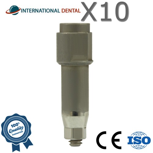 10 Titanium Scan Body CAD/CAM Library Dental Lab Conical Active NP ...