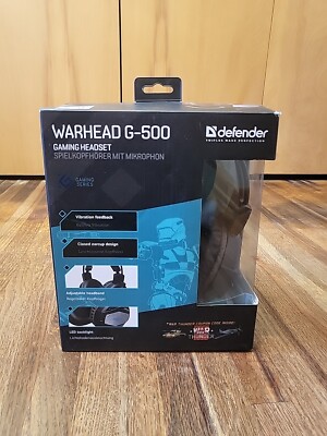 Gaming Headset Defender G-500 for PC, PS4, Xbox One, RARE W/War Thunder