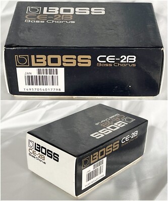 BOSS CE-2B Bass Chorus 1990 W/Box Vintage Guitar Pedal MN3101