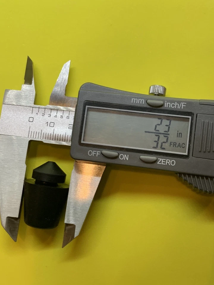 4 nuevos parachoques de goma de pilar de puerta 1960 + GM Chevy GMC parachoques Pontiac Corvette Foto 3 de 4