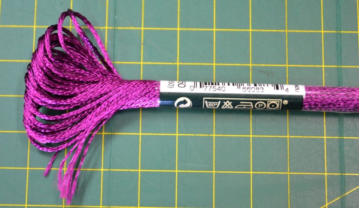 DMC Shiny Radiant Satin Floss - Tropical Leaves Color 8.7 Yard Skein