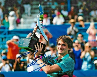 ALEXANDER ZVEREV SIGNED 8X10 PHOTO TENNIS US OPEN ...