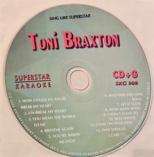 909 TONI BRAXTON        SUPERSTAR KARAOKE CDG DISC