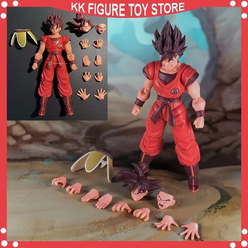 Demoniacal Fit Dragon Ball Z SHF Son Goku Kaio Ken Action