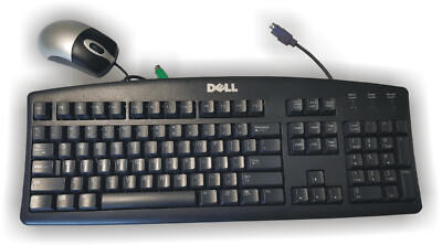 PS/2 Keyboard Mouse Combo - Sturdy -Excellent Pre-Owned-Help Save Your USB Ports