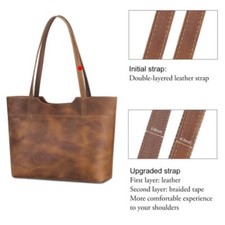 S-zone Genuine Leather Tote