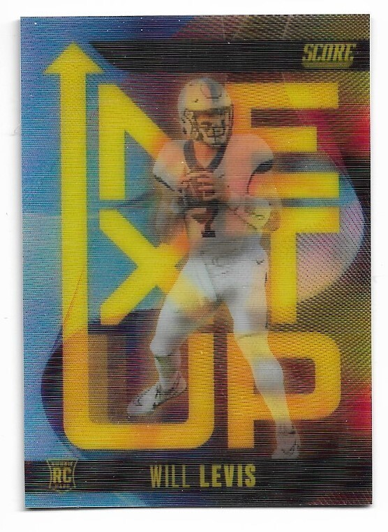2023 SCORE NEXT UP LENTICULAR INSERT #NU-3 WILL LEVIS RC - CASE HIT
