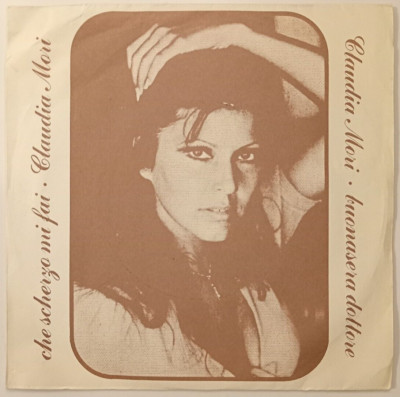 CLAUDIA MORI - CHE SCHERZO MI FAI / BUONASERA DOTTORE - ITALIAN 7'' SINGLE PS