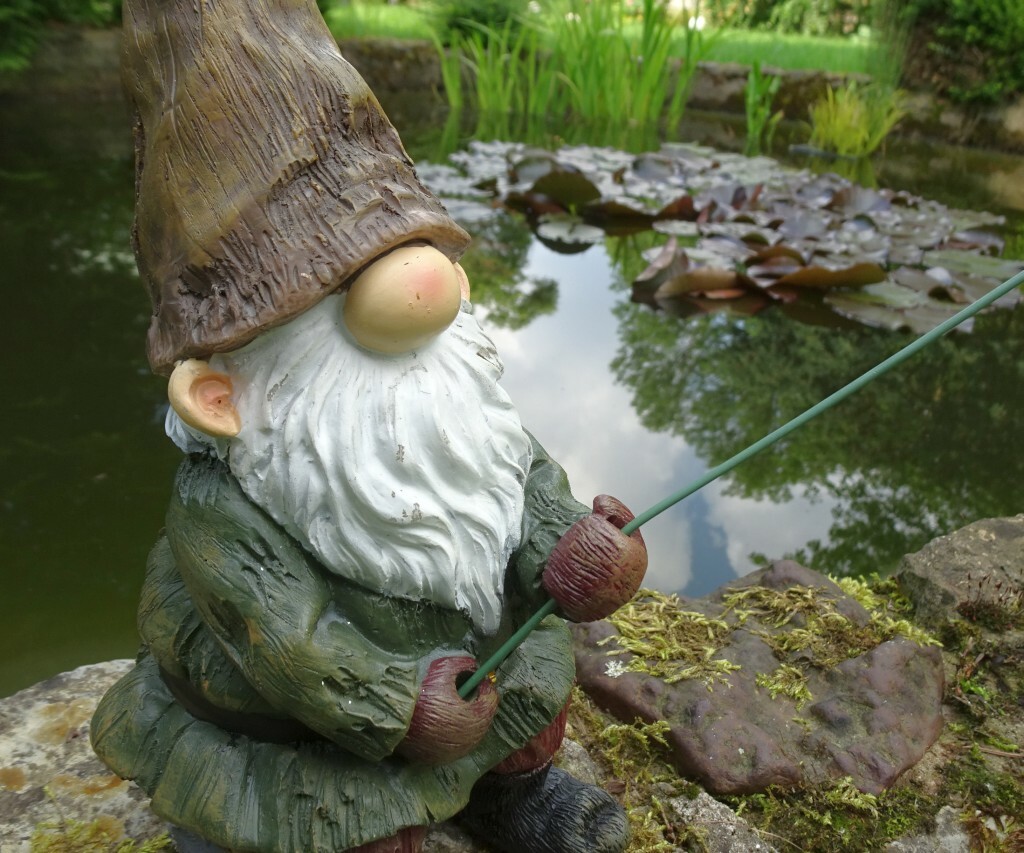 Lustiger Gartenzwerg Zum Aufhängen - Verspielte Deko Für Blumentöpfe