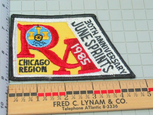 June Sprints Race Patch, 1985 50th Anniversary Sprints Racing , (#3157)(**) - Picture 3 of 3