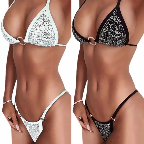 Sexy brasilianisches Damen-Bikini-Set Bademode Badeanzug Sommer Badeanzug Beachwear - Bild 11 von 135