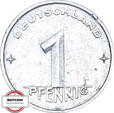 1505 1 Pfennig DDR 1952 A in VZ-STG  898006