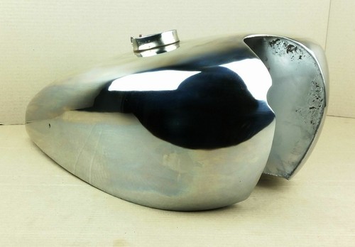 Norton 16H Model 1 18 ES2 Chrome Petrol Gas Fuel Tank NOS, A2/274 - Picture 2 of 10