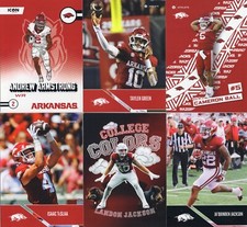 Onit 2024 Arkansas Razorbacks Football NIL Trading Cards - Pick from List