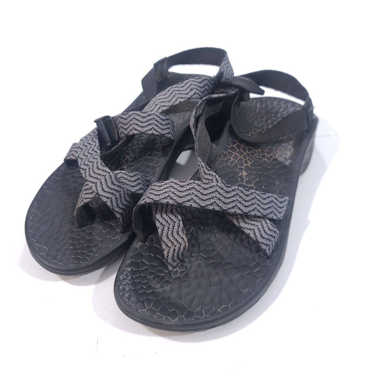 Chaco Classic Sandals Black Gray Straps Hiking - W10- Eco  display picture 1