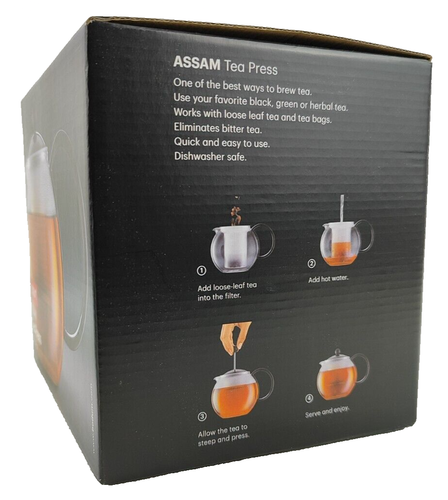 Bodum ASSAM Teekanne Tea Press 1L 34oz NEU OVP - Bild 4 von 7