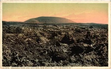 Vintage Postcard- Volcanic Cone and Lava Bed, NM