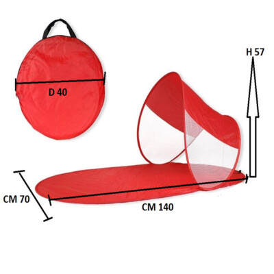 Sdraio Pieghevole Con Tettuccio Parasole Regolabile E Ruote - Foto 10