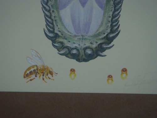 Baroness Art Print Marald Van Haasteren HAND EMBELLISHED REMARQUED Poster Purple - Picture 3 of 9