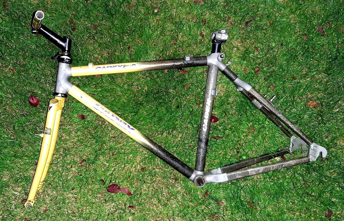 RARE VINTAGE 1992 GIANT CADEX 2 CARBON BONDED MOUNTAIN BIKE FRAME