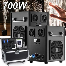 2PCS Large Cold Spark Machine 700W DMX Stage Firework Machine 6.6-9.8ft Wedding