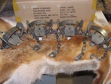 4 Duke # 1 3/4 (1.75) Coil Spring Trap Raccoon  Bobcat Badger  coyote NEW SALE