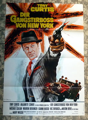 GANGSTERBOSS VON NEW YORK / LEPKE * T. CURTIS - A1-FILMPOSTER -Ger 1-Sheet 1975 