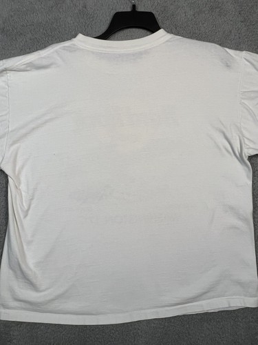 1990s Vtg Hard Rock Cafe T Shirt Single Stitch Washington DC Eagle See Pics XL? - Picture 19 of 24