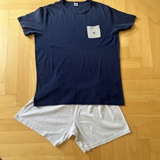 Original PETIT BATEAU kurzärmliger Schlafanzug für Jugendliche Gr. 20ANS 16-18J2